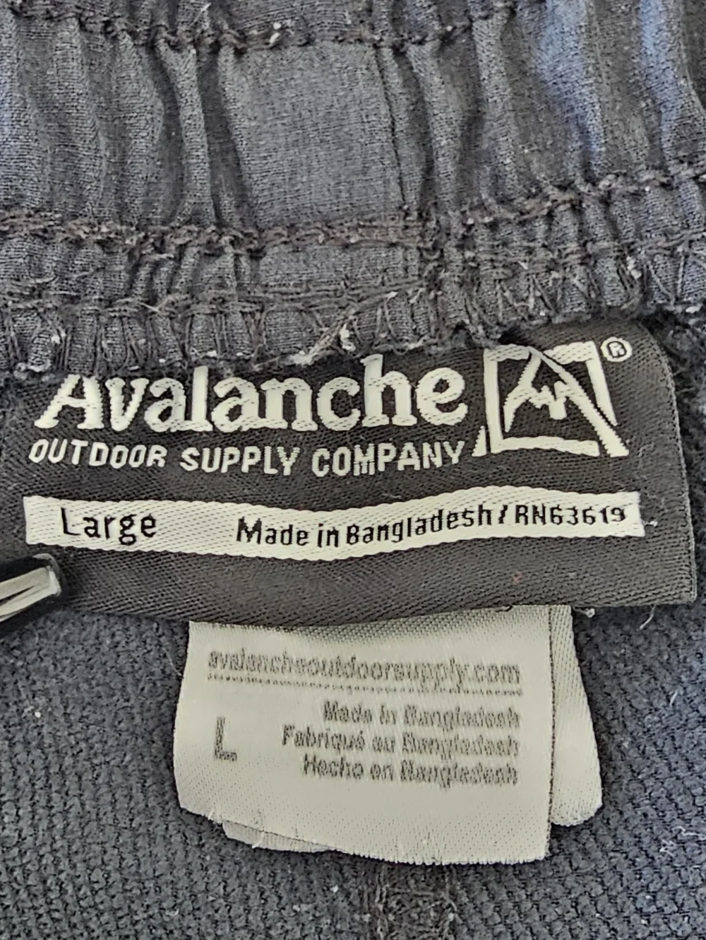 Avalanche Women’s Cargo Jogger Pants Black Athletic Hiking Outdoor Size L Gorp - Picture 6 of 10